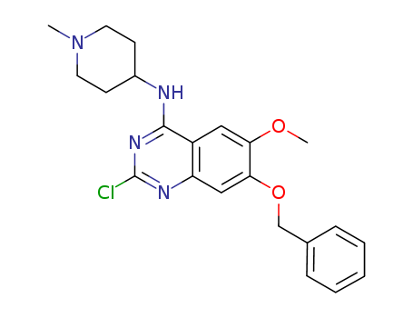 7-(benzyloxy)-2-chloro-6-methoxy-N-(1-methylpiperidin-4-yl)quinazolin-4-amine