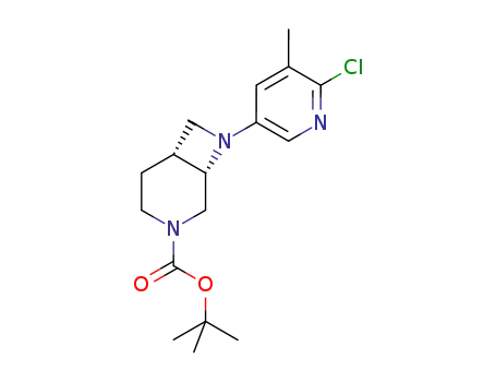 tert-butyl (1S,6R)-8-(6-chloro-5-methyl-3-pyridinyl)-3,8-diazabicyclo[4.2.0]octane-3-carboxylate