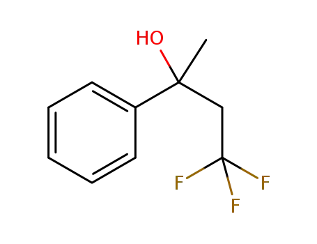 Molecular Structure of 1417820-89-3 (3,3,3-trifluoro-1-methyl-1-phenyl-1-propanol)