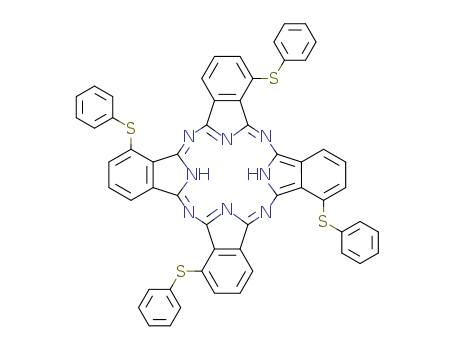 29H,31H-PHTHALOCYANINE, 1,8,15,22-TETRAKIS(PHENYLTHIO)-