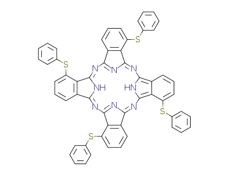 Molecular Structure of 77492-98-9 (1 8 15 22-TETRAKIS(PHENYLTHIO)-29H 31H-&)