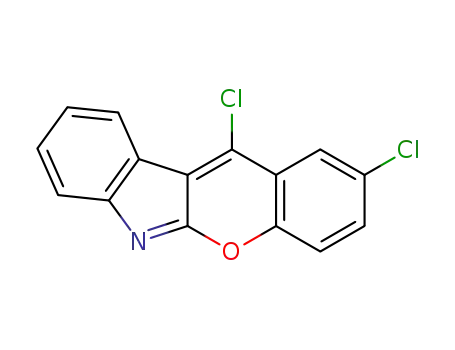Molecular Structure of 1416412-74-2 (2,11-dichlorochromeno[2,3-b]indole)
