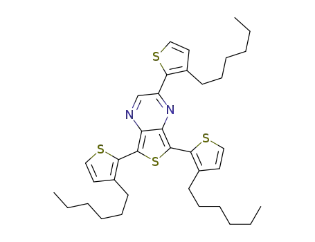 2,5,7-tris(3-hexylthiophen-2-yl)thieno[3,4-b]pyrazine