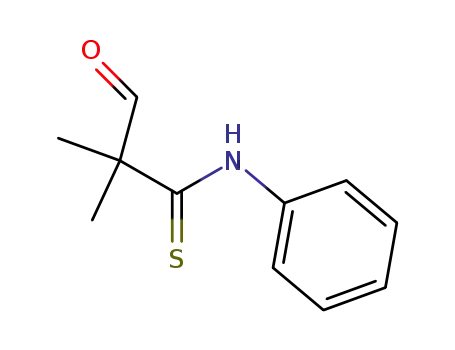 2-Formyl-2-methyl-N-phenylpropionothioamid