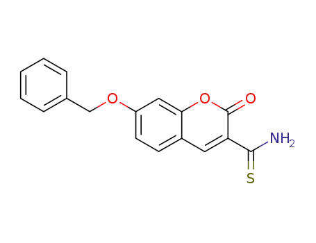 7-Benzyloxy-2-oxo-2H-chromene-3-carbothioic acid amide