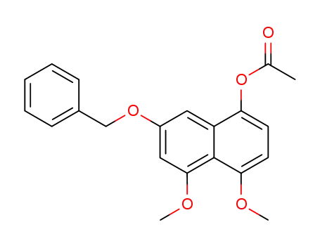 7-benzyloxy-4,5-dimethoxynaphthalen-1-yl acetate