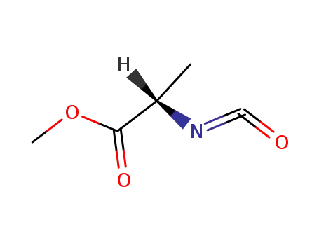 Molecular Structure of 30293-82-4 ((S)-(-)-2-ISOCYANATOPROPIONIC ACID METHYL ESTER)