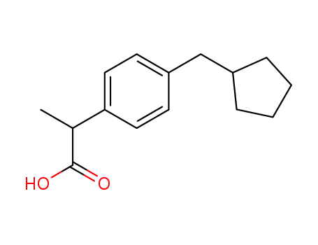 2-<4-(cyclopentylmethyl)phenyl>propionic acid
