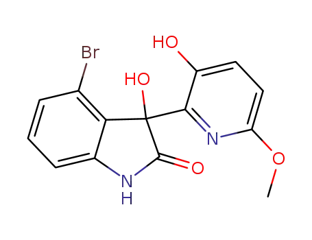 4-bromo-3-hydroxy-3-(3-hydroxy-6-methoxypyridin-2-yl)-1,3-dihydro-2H-indol-2-one