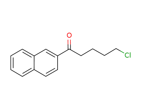 Molecular Structure of 918648-43-8 (1-Pentanone, 5-chloro-1-(2-naphthalenyl)-)