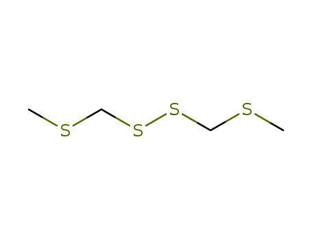 Molecular Structure of 85544-38-3 ((methylsulfanyl){[(methylsulfanyl)methyl]disulfanyl}methane)