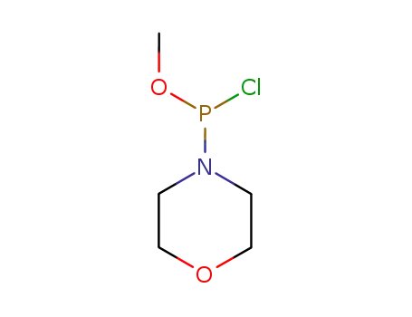 Molecular Structure of 86030-42-4 (morpholinomethylphosphonamidic chloride)
