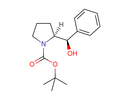 (1R,2S)-2-(hydroxyphenylmethyl)pyrrolidine-1-carboxylic acid tert-butyl ester