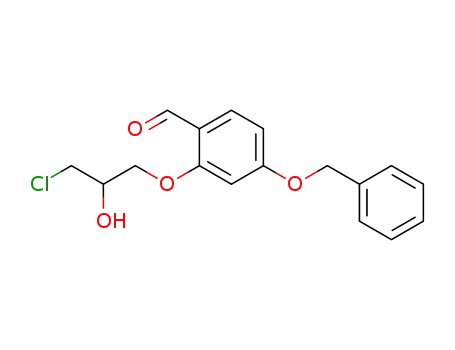 4-(benzyloxy)-2-(3-chloro-2-hydroxypropoxy)benzaldehyde