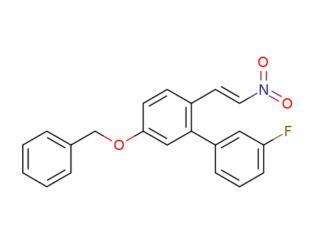 (2E)-5-(benzyloxy)-3'-fluoro-2-(2-nitrovinyl)-1,1'-biphenyl