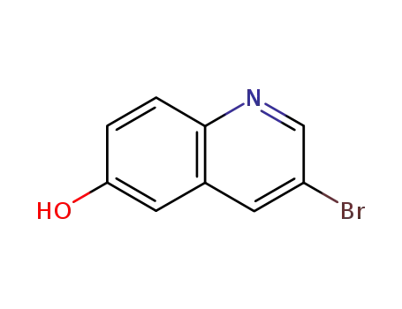 Molecular Structure of 13669-57-3 (3-Bromo-6-hydroxy quinoline)