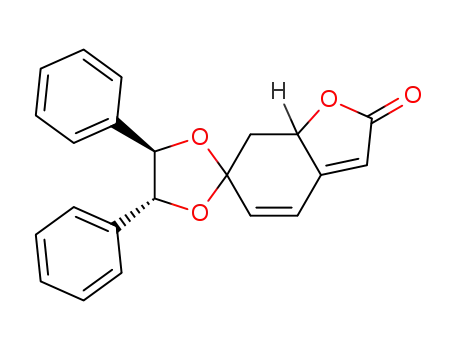 (4'R,5'R)-4',5'-diphenyl-7,7a-dihydrospiro[benzofuro-6(2H),2'-[1,3]dioxolan]-2-one