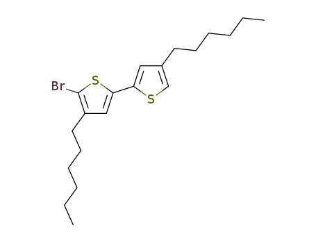 Molecular Structure of 291273-95-5 (5-bromo-4,4'-dihexyl-2,2'-bithiophene)
