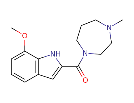 (7-methoxy-1H-indol-2-yl)-(4-methyl-1,4-diazepan-1-yl)methanone