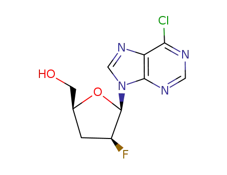 [5-(6-Chloropurin-9-yl)-4-fluorooxolan-2-yl]methanol