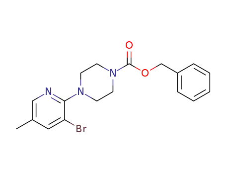 benzyl 4-(3-bromo-5-methylpyridin-2-yl)piperazine-1-carboxylate