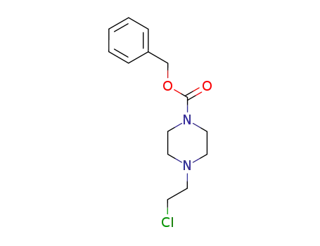 4-(2-chloroethyl)piperazine-1-carboxylic acid benzyl ester