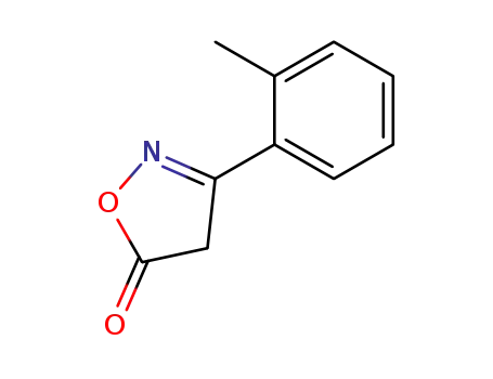 Molecular Structure of 31709-49-6 (3-(2-METHYLPHENYL)-5(4H)-ISOXAZOLONE)