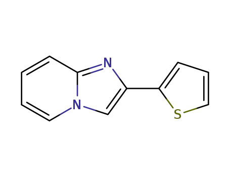 Molecular Structure of 4045-03-8 (2-THIOPHEN-2-YL-IMIDAZO[1,2-A]PYRIDINE)