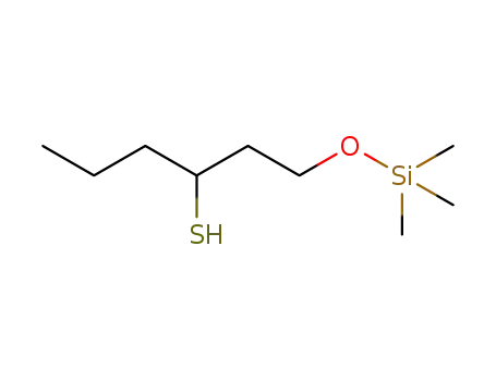 Molecular Structure of 1251531-33-5 (1-O-trimethylsilyloxy-3-hexanthiol)
