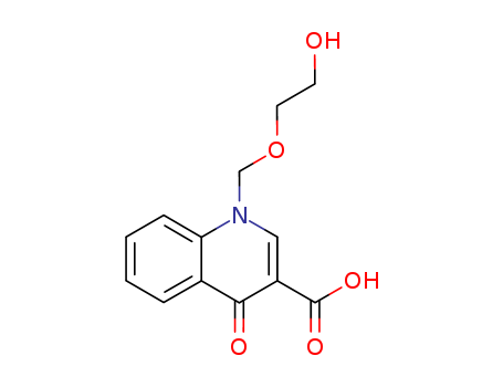 3-Quinolinecarboxylic acid, 1,4-dihydro-1-[(2-hydroxyethoxy)methyl]-4-oxo-