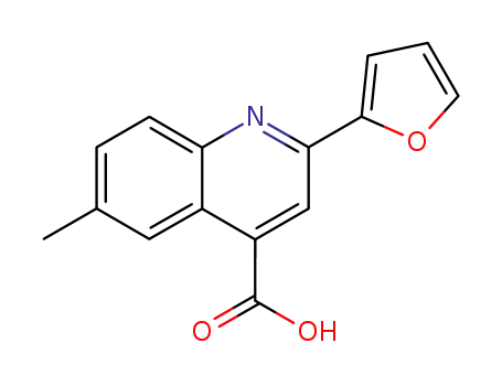 2-(2-FURYL)-6-METHYLQUINOLINE-4-카르복실산