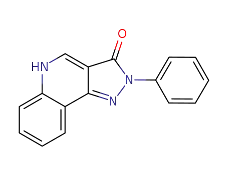 Molecular Structure of 77779-60-3 (2-phenylpyrazolo(4,3-c)quinolin-3(5H)-one)