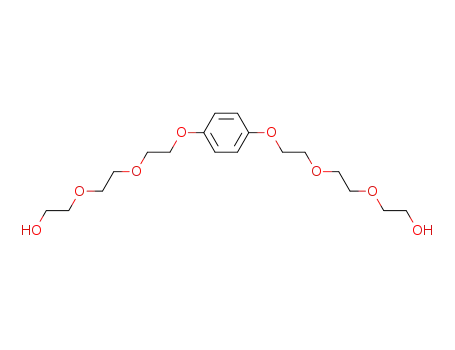 Molecular Structure of 134881-72-4 (1,4-bis-(2-(2-(2-hydroxyethoxy)ethoxy)ethoxy)benzene)