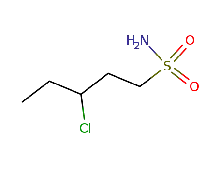 Molecular Structure of 99380-65-1 (3-chloropentanesulfonamide)