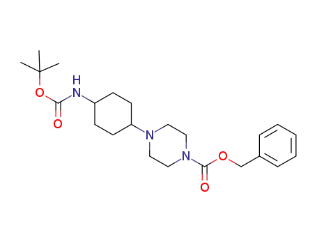 4-(4-tert-부톡시카르보닐라미노-시클로헥실)-피페라진-1-카르복실산 벤질 에스테르