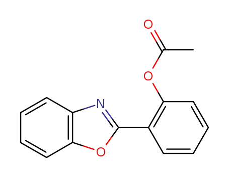 2-(benzo[d]oxazol-2-yl)phenyl acetate