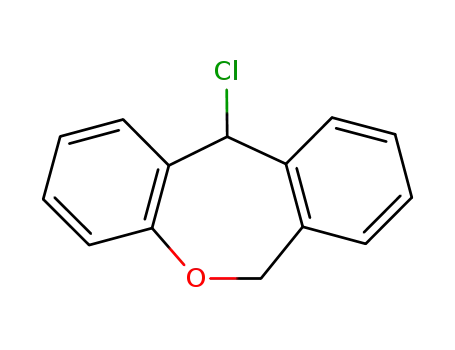 Molecular Structure of 19373-88-7 (11-chloro-6,11-dihydrodibenzo[b,e]oxepine)