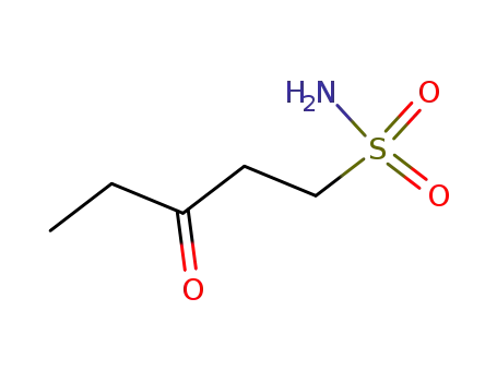 Molecular Structure of 107910-72-5 (3-Oxo-pentane-1-sulfonic acid amide)