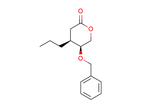 (4S,5S)-5-Benzyloxy-4-propyl-tetrahydro-pyran-2-one