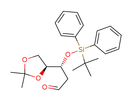 (R)-3-(tert-Butyl-diphenyl-silanyloxy)-3-((S)-2,2-dimethyl-[1,3]dioxolan-4-yl)-propionaldehyde