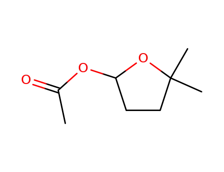 Molecular Structure of 103216-14-4 (2-Furanol, tetrahydro-5,5-dimethyl-, acetate)