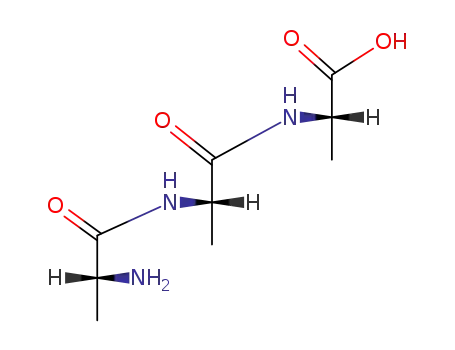 Molecular Structure of 5874-89-5 (D-ALA-ALA-ALA)