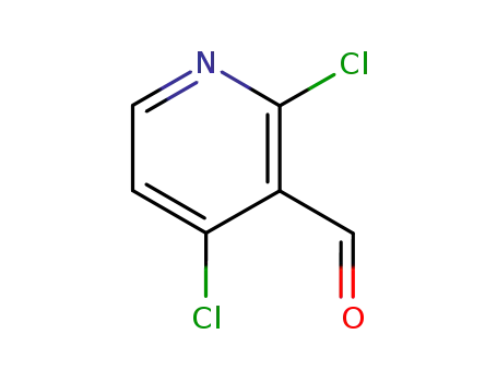 Molecular Structure of 134031-24-6 (2,4-Dichloropyridine-3-carboxaldehyde)