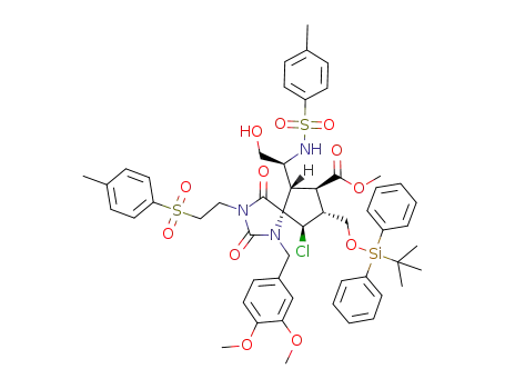 C<sub>53</sub>H<sub>62</sub>ClN<sub>3</sub>O<sub>12</sub>S<sub>2</sub>Si