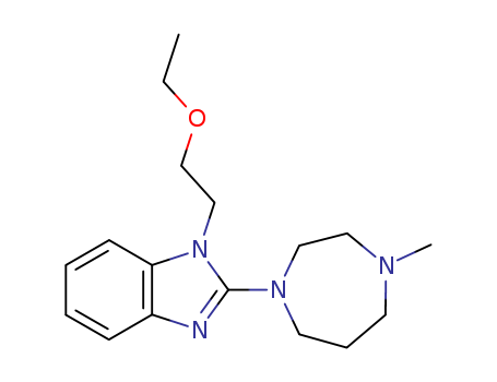 1-(2-Ethoxyethyl)-2-(4-methyl-1,4-diazepan-1-yl)benzimidazole  CAS NO.87233-61-2