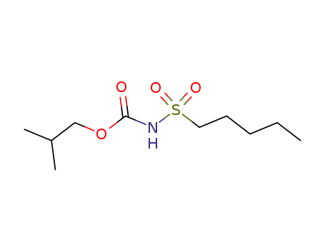 Molecular Structure of 99863-93-1 ((pentane-1-sulfonyl)-carbamic acid isobutyl ester)