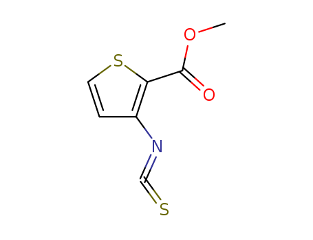 2-Thiophenecarboxylicacid, 3-isothiocyanato-, methyl ester