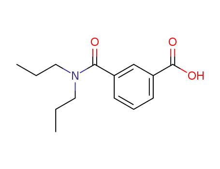 Molecular Structure of 126926-35-0 (3-(dipropylcarbamoyl)benzoic acid)