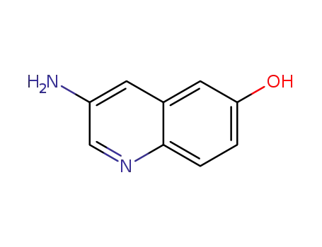 Molecular Structure of 727650-61-5 (6-Quinolinol, 3-amino- (9CI))
