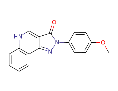 2,5-Dihydro-2-(4-methoxyphenyl)-3H-pyrazolo(4,3-c)quinolin-3-one